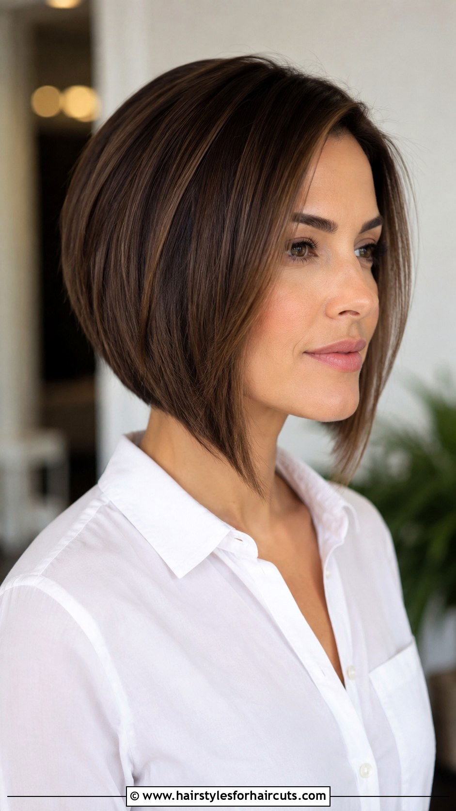 A Line Bob - 25 haircuts for diamond shaped face - 25 haircuts for diamond shaped face