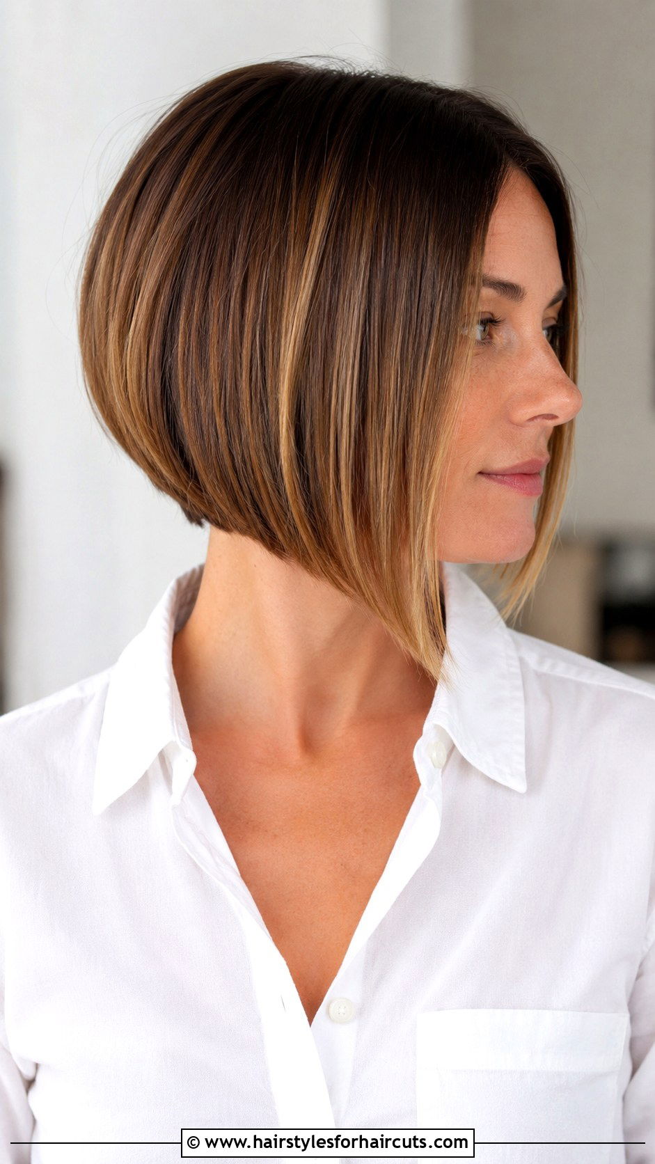 A Line Bob - 25 haircuts for round faces straight hair - 25 haircuts for round faces straight hair