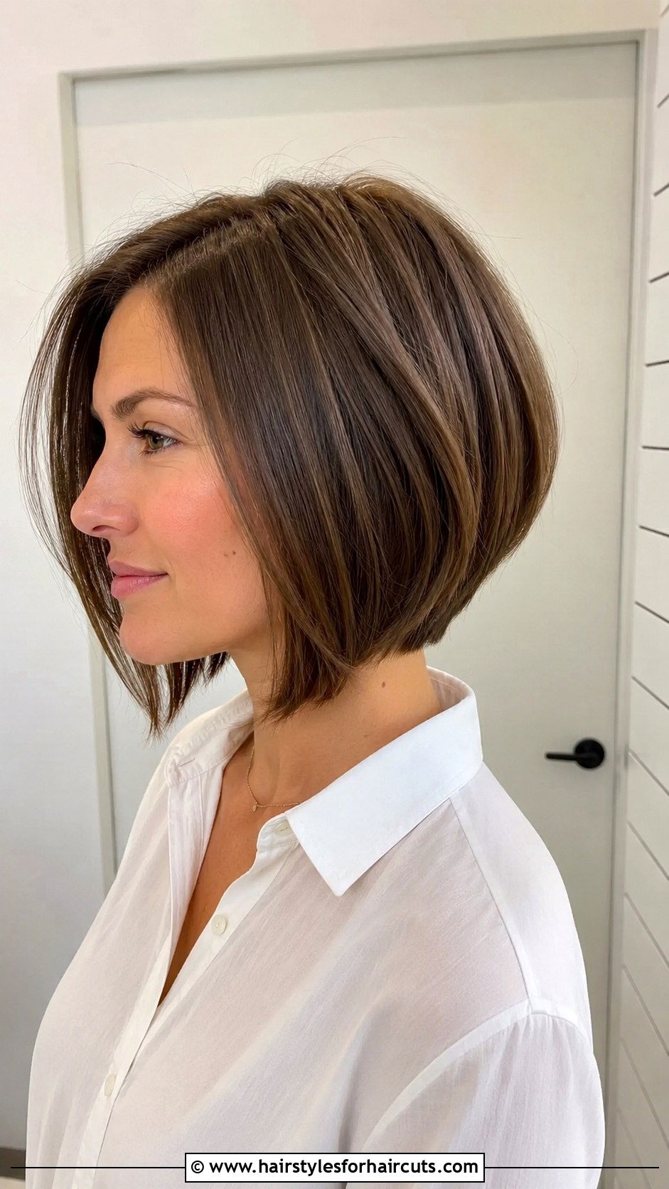 A Line Bob After 4 Inches Off - 25 4 inches of haircuts off - 25 4 inches of haircuts off