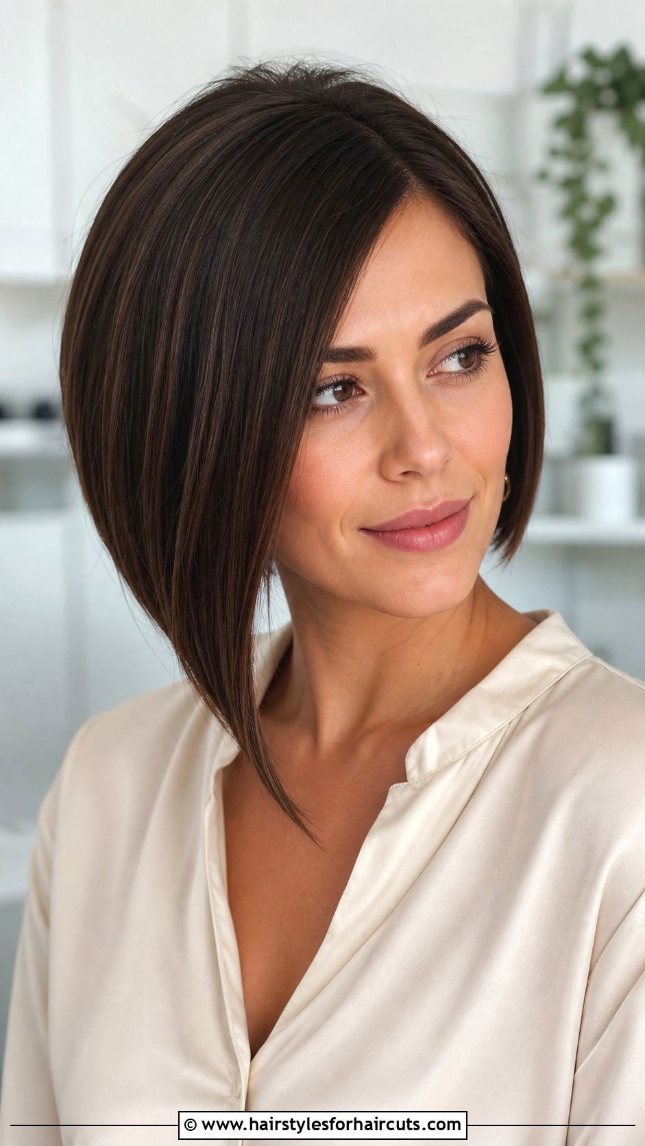 A Line Bob Forward - 25 hair forward haircuts - 25 hair forward haircuts