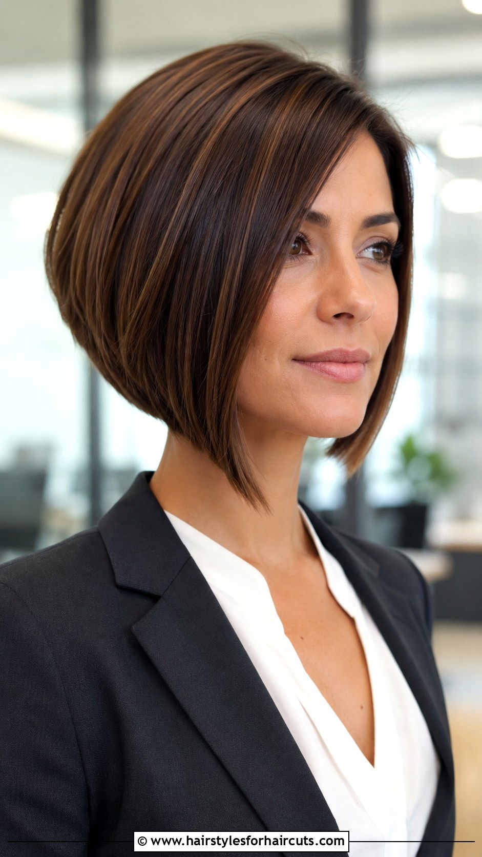 A Line Bob Haircut - 25 haircuts for square face female - 25 haircuts for square face female