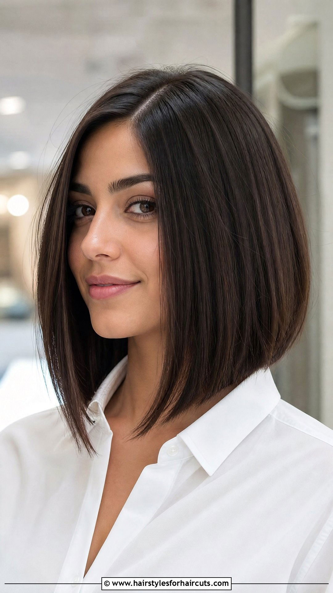 A Line Bob Shoulder Length Haircut - 25 womens shoulder length haircuts - 25 womens shoulder length haircuts