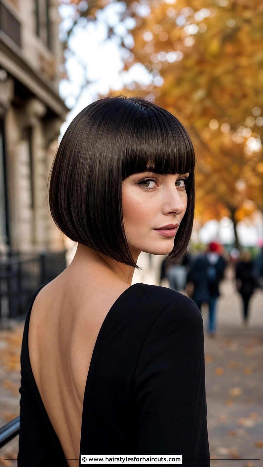A Line Bob With Bangs - 25 rock haircuts - 25 rock haircuts