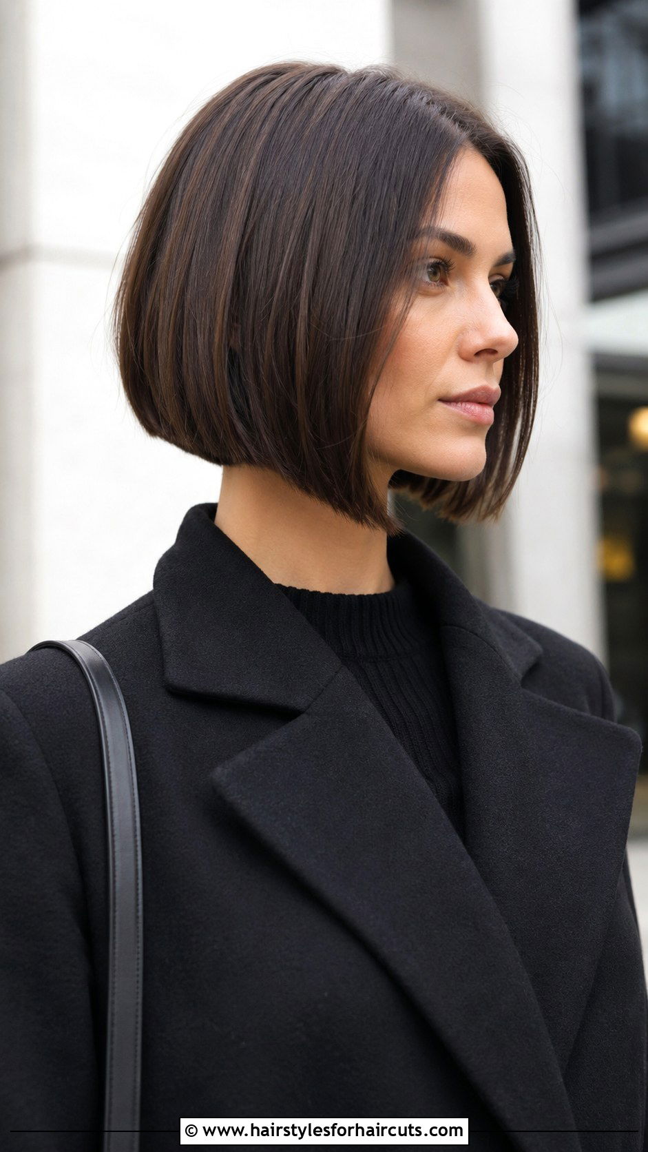 A Line Chin Length Bob - 25 chin hairstyles - 25 chin hairstyles
