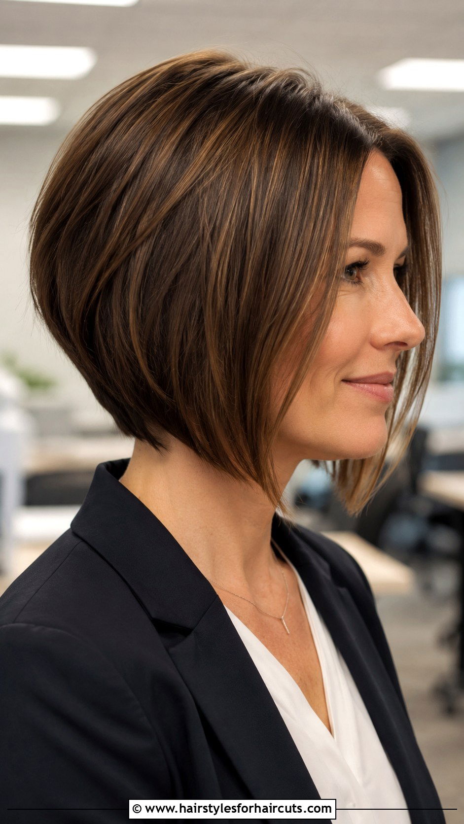 A Line Layered Bob - 25 haircuts in layers for medium hair - 25 haircuts in layers for medium hair