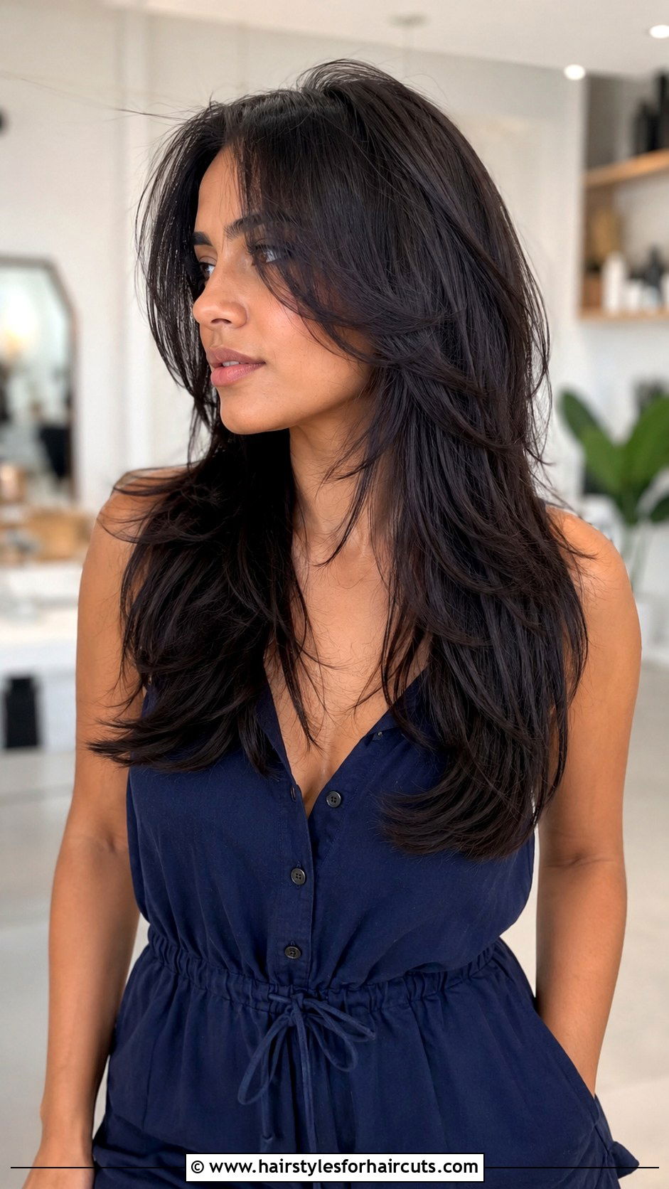 A Line Long Hair With Front Layers - 25 front layered haircuts for long hair - 25 front layered haircuts for long hair