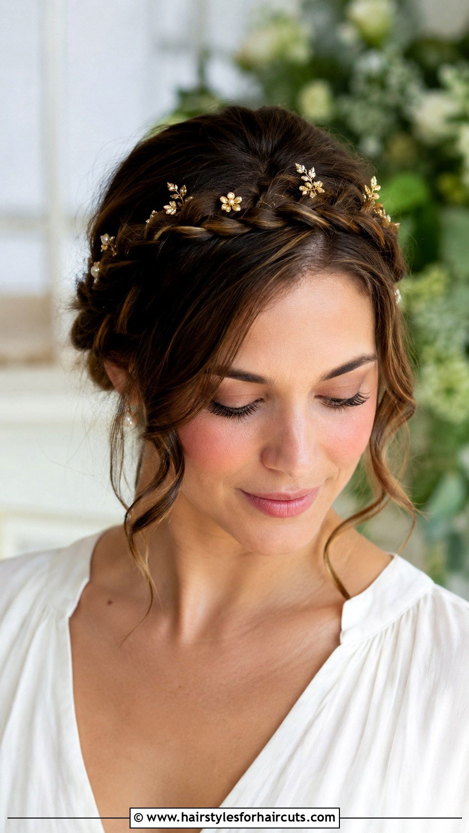 Accessorized Crown Braid - 25 festival hairstyles - 25 festival hairstyles