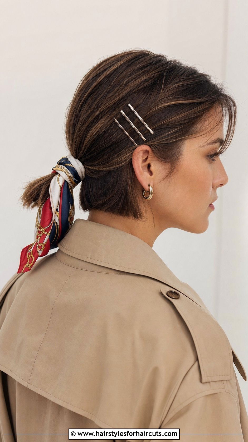 Accessorized Short Hair Ponytail - 25 short hair ponytail hairstyles - 25 short hair ponytail hairstyles