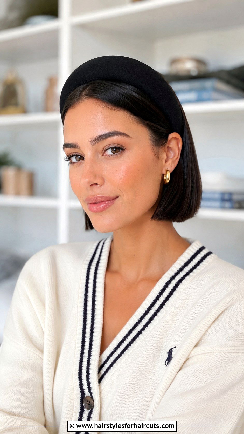Accessorized Short Hair - 25 easy pretty hairstyles for short hair - 25 easy pretty hairstyles for short hair