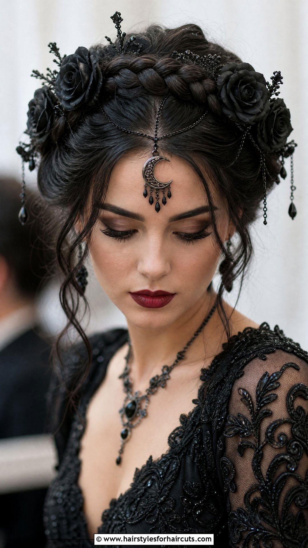Accessorized Witch Crown Braid - 25 witch hairstyles - 25 witch hairstyles