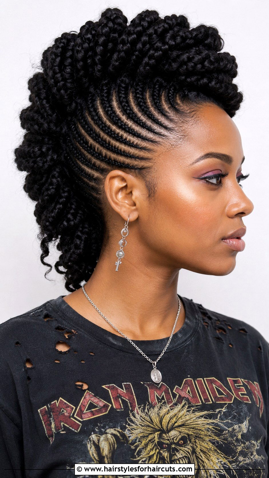 African Mohawk Braids - 25 african braided hairstyles - 25 african braided hairstyles