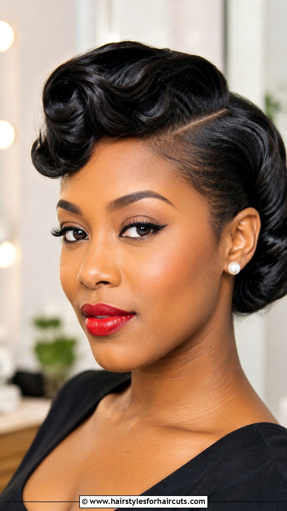 African Vintage Hairstyle For Black Hair - 25 cute pin up hairstyles for black hair - 25 cute pin up hairstyles for black hair