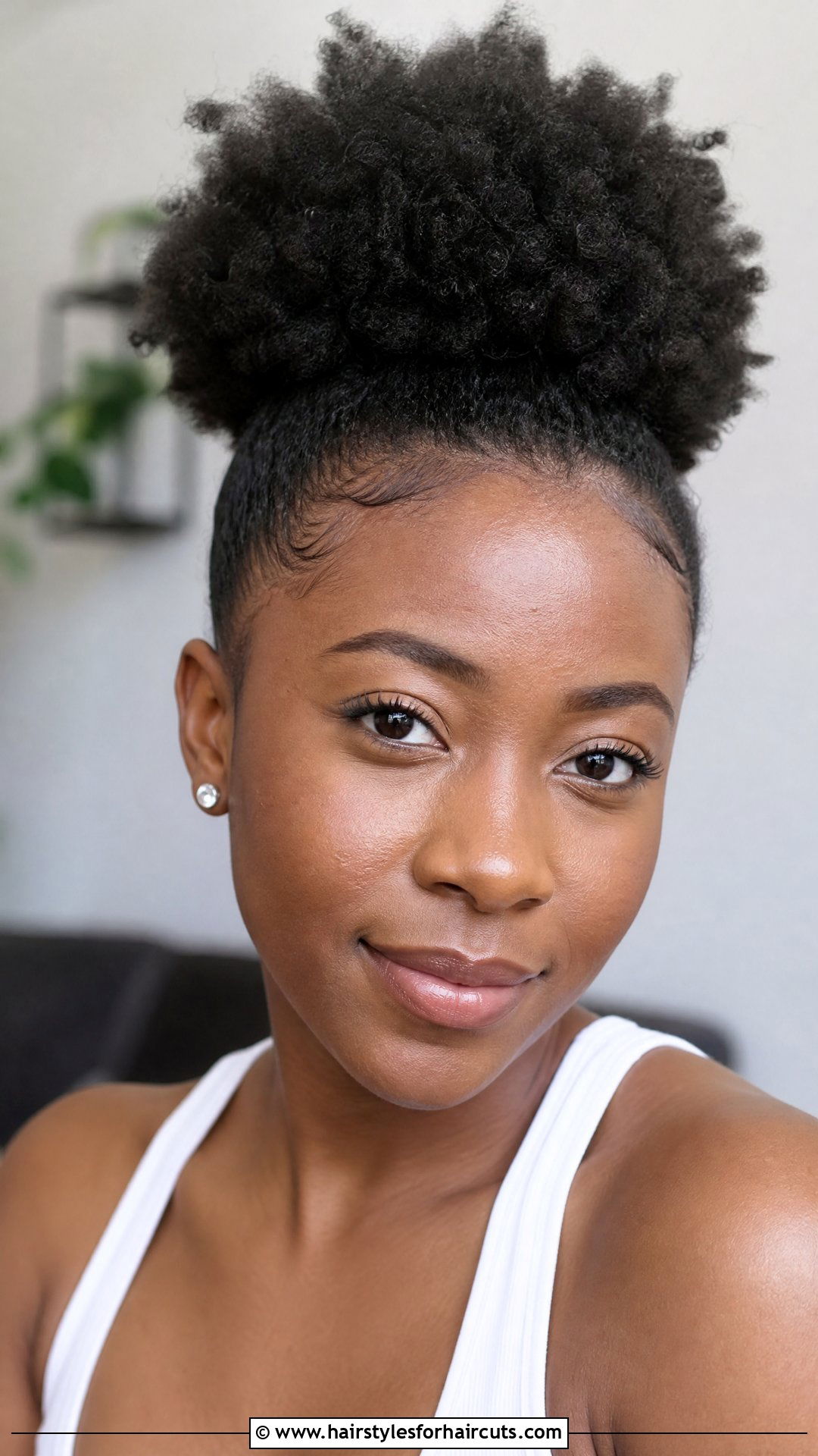 Afro Puff - 25 women black hairstyles - 25 women black hairstyles