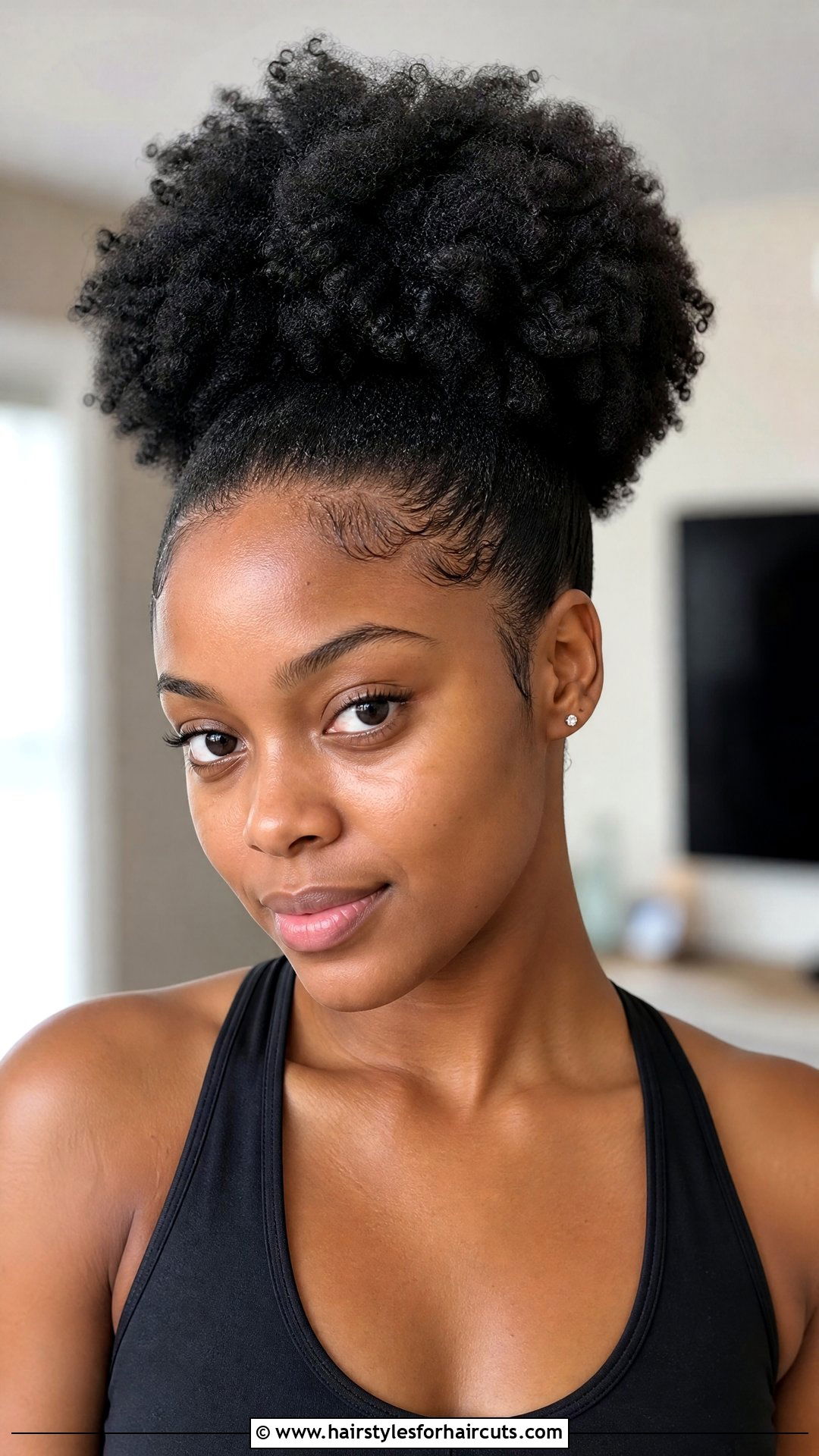 Afro Puff Thick Natural Hair - 25 hairstyles for thick natural hair - 25 hairstyles for thick natural hair