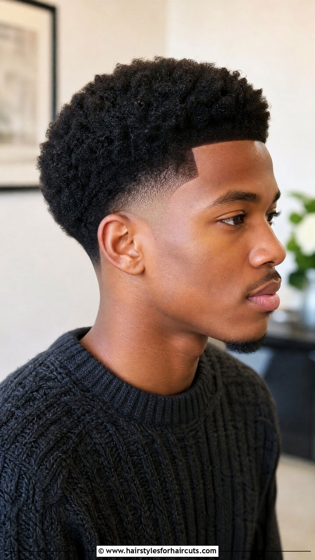 Afro Taper With Line Up - 25 edgers haircuts - 25 edgers haircuts