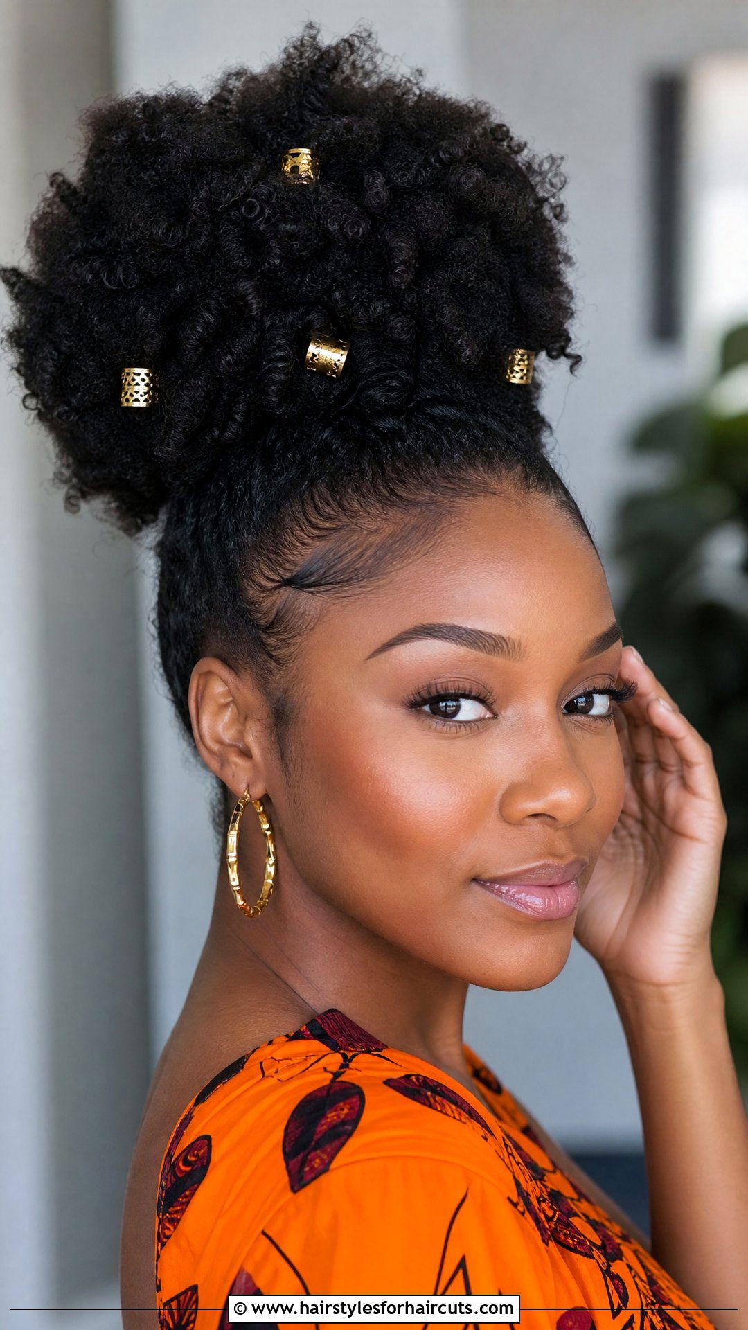 Afro Textured High Ponytail - 25 high pony tail hairstyles - 25 high pony tail hairstyles