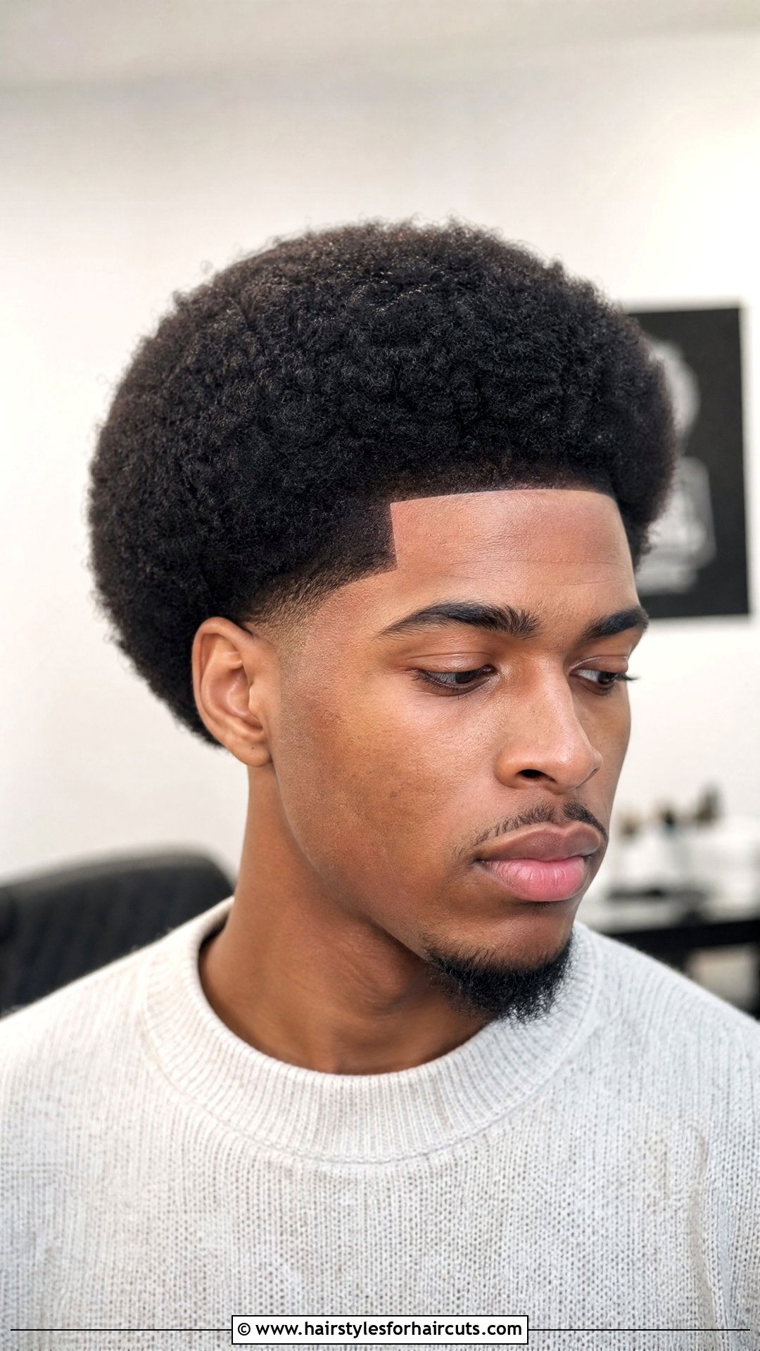 Afro With Shape Up - 25 edger haircuts - 25 edger haircuts