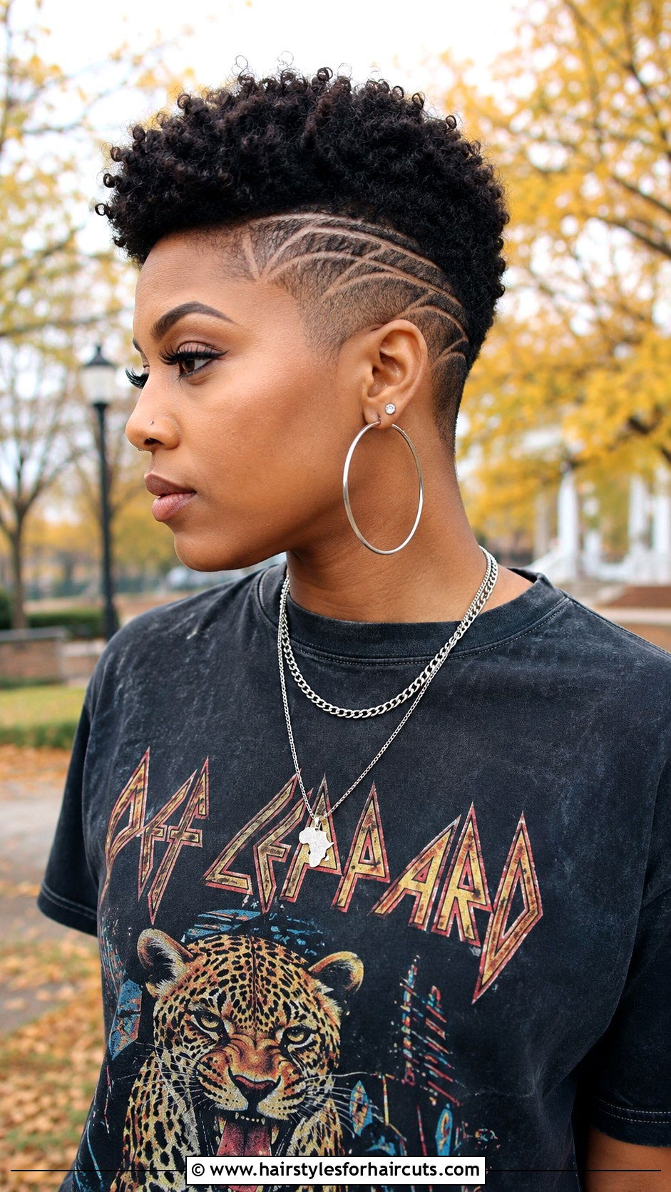 Afro With Shaved Design - 25 afro hair hairstyles - 25 afro hair hairstyles
