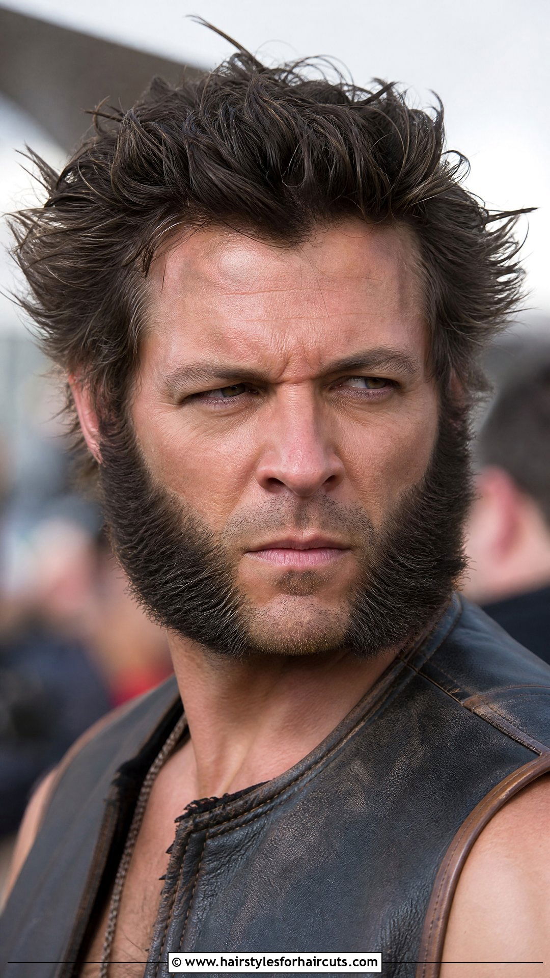 Aggressive Wolverine Chops - 25 wolverine facial hairstyles - 25 wolverine facial hairstyles