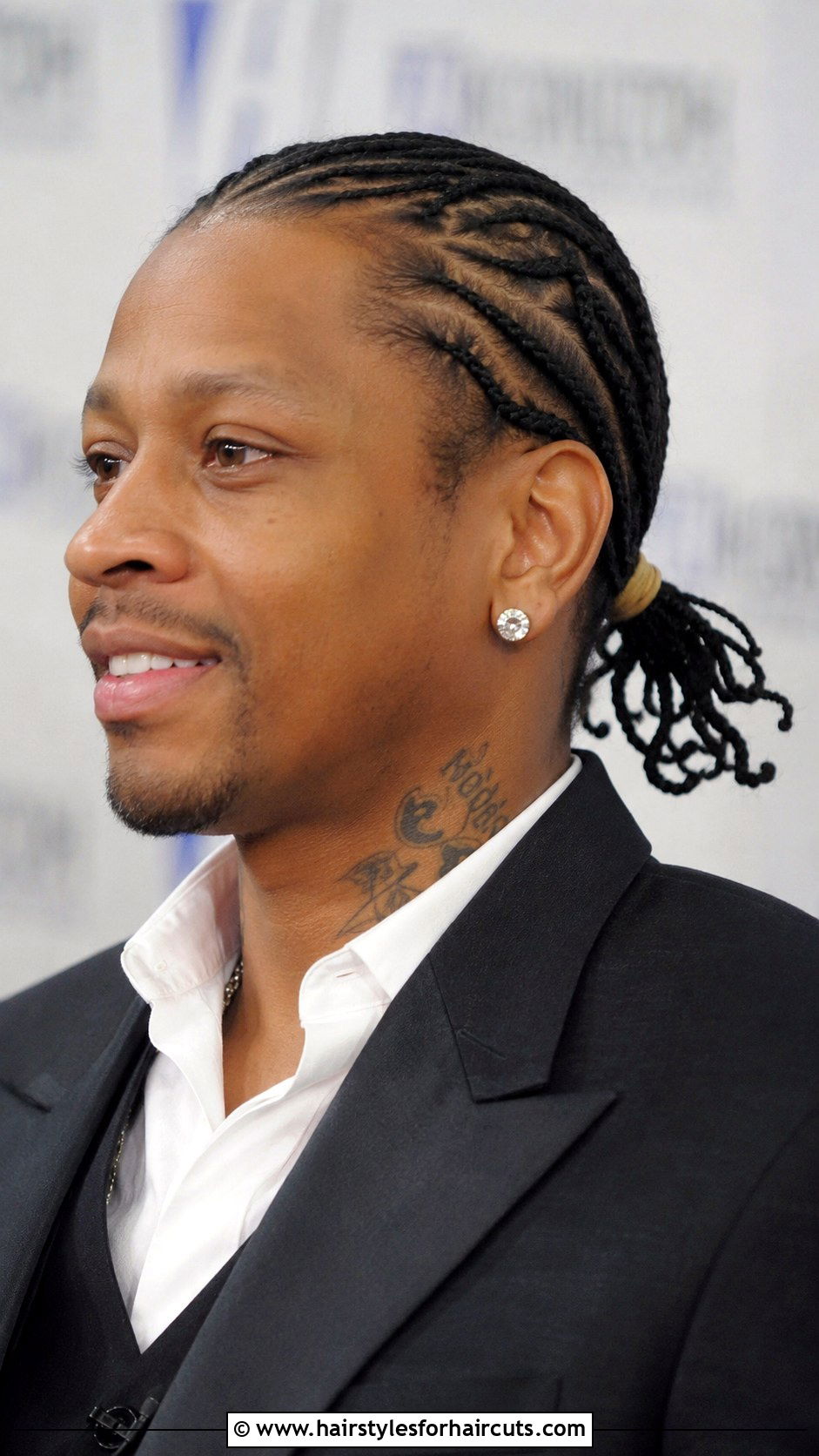 Allen Iverson Ponytail Braids - 25 allen haircuts - 25 allen haircuts