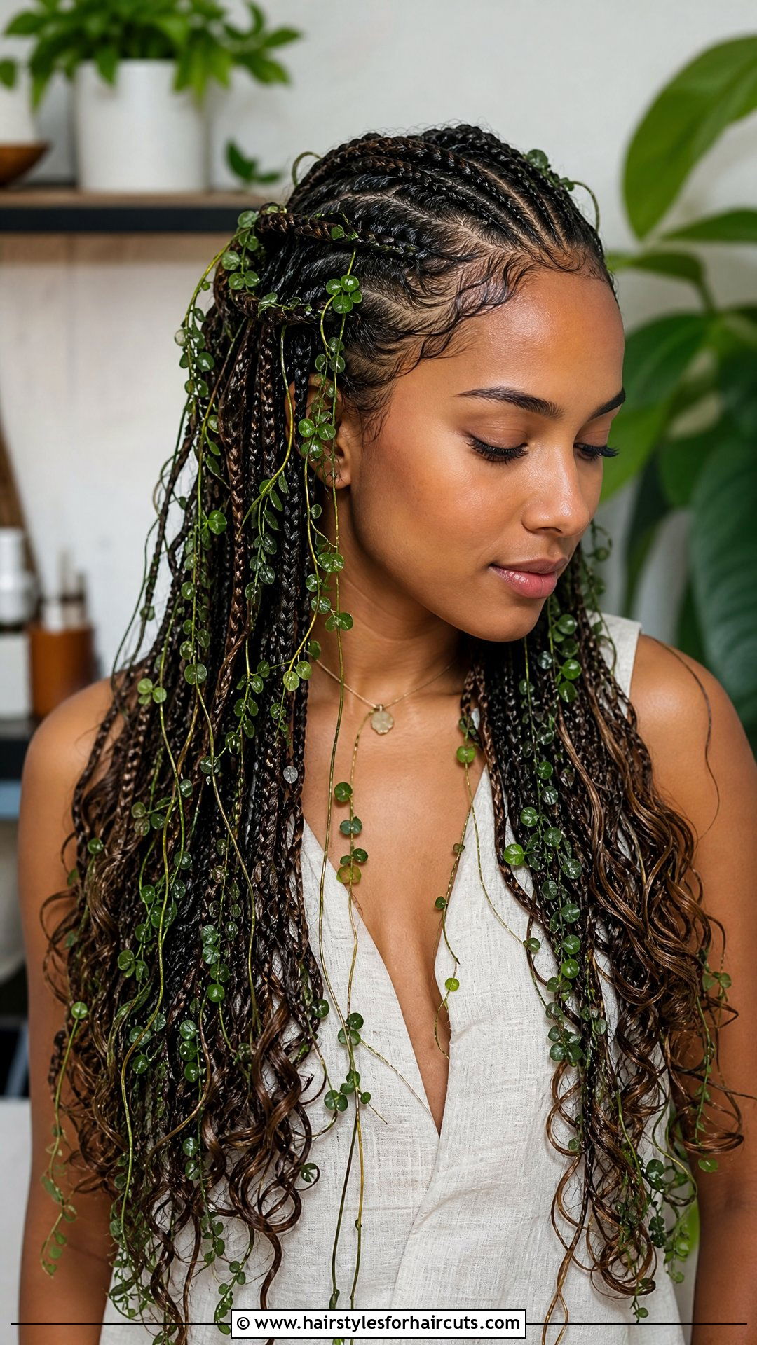 Amazonian Exotic Waterfall Braid - 25 exotic hairstyles - 25 exotic hairstyles