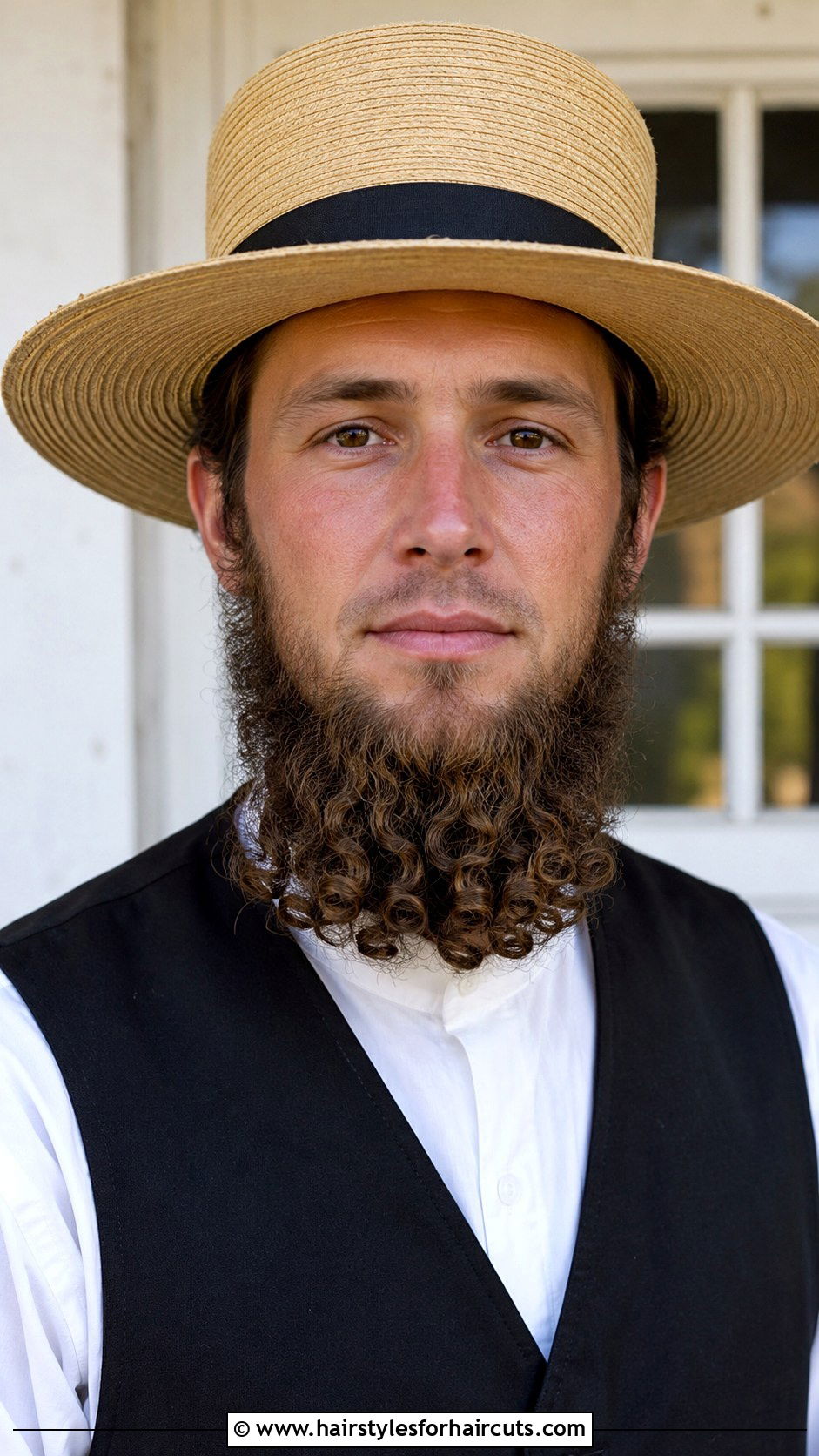 Amish Mans Curly Amish Beard - 25 amish haircuts - 25 amish haircuts