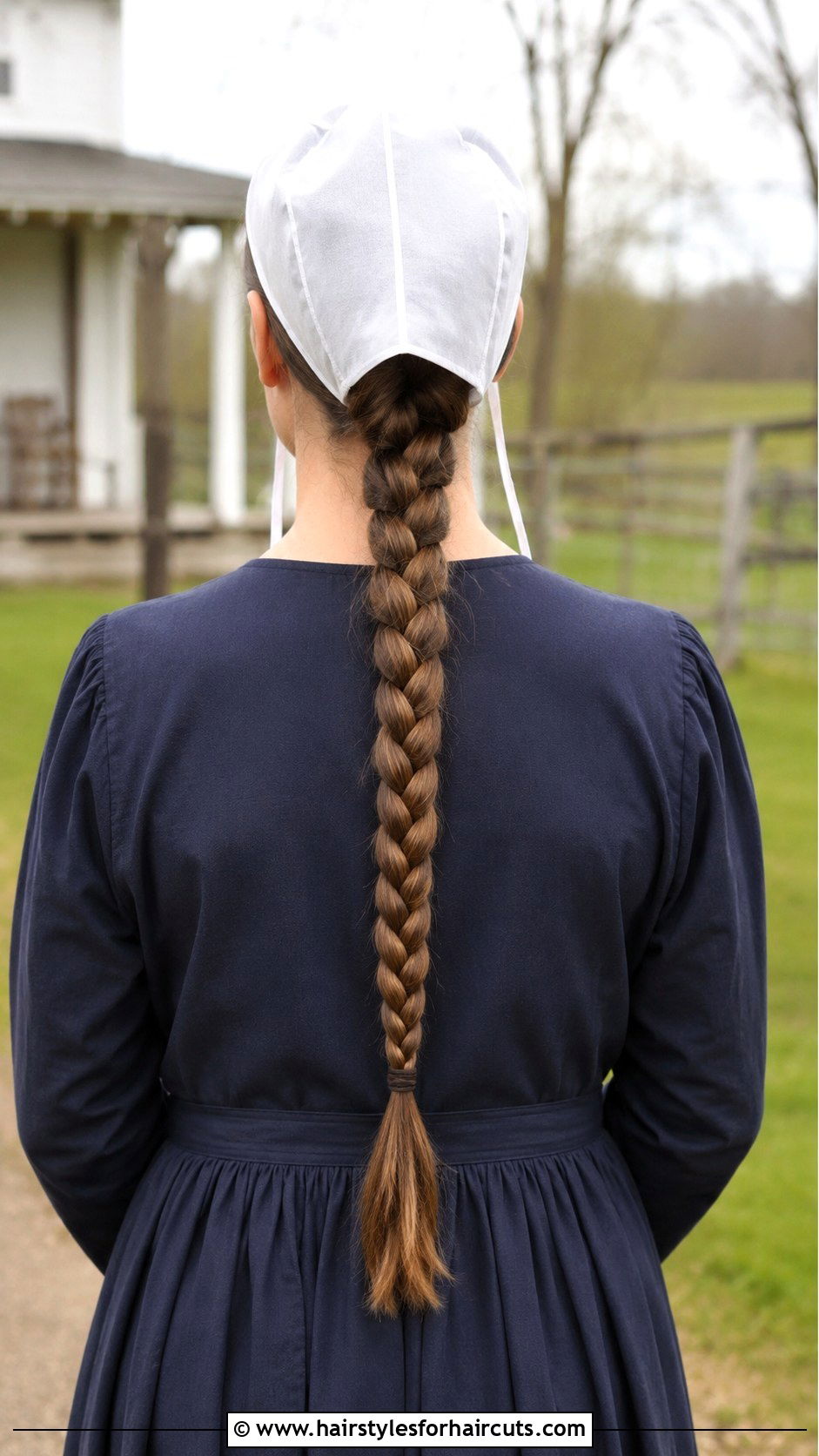Amish Womans Single Long Braid Down Back - 25 amish haircuts - 25 amish haircuts