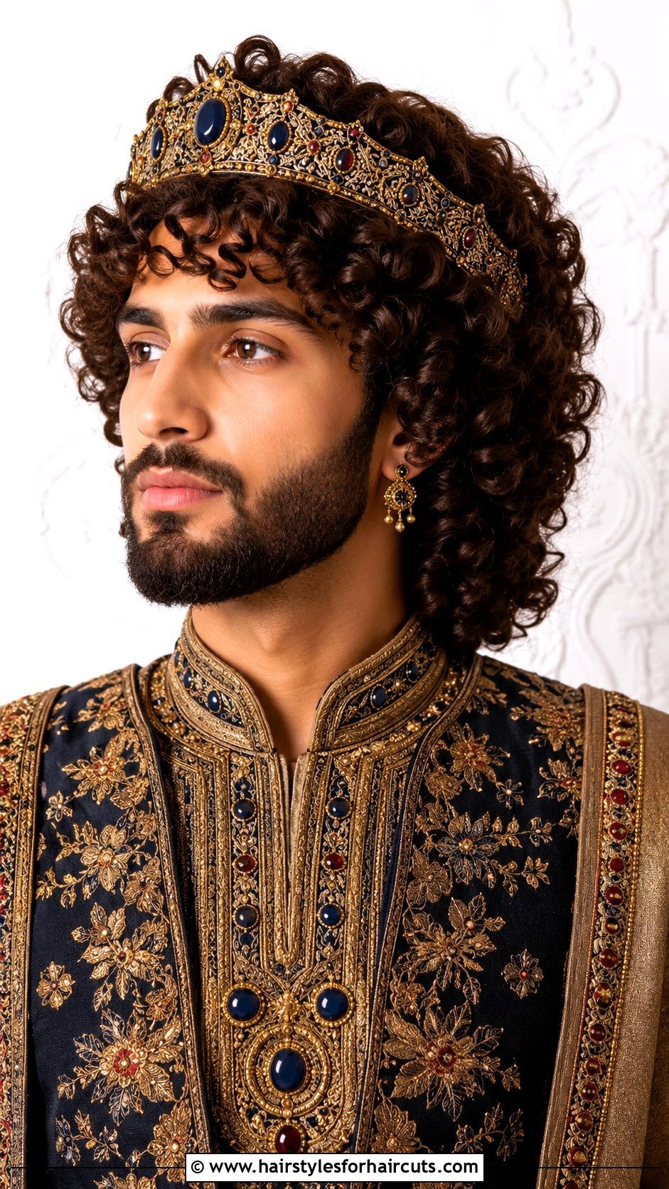 Ancient Persian Tiara Curls - 25 ancient hairstyles - 25 ancient hairstyles