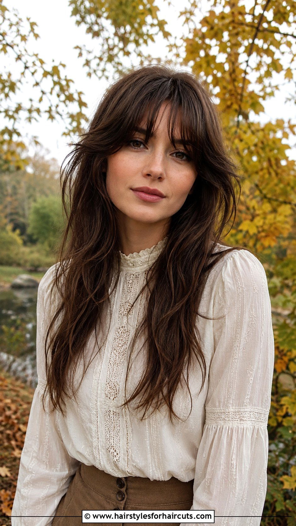 Angelina Jolie Feathered Bangs Long Hair - 25 angelina jolie hairstyles - 25 angelina jolie hairstyles