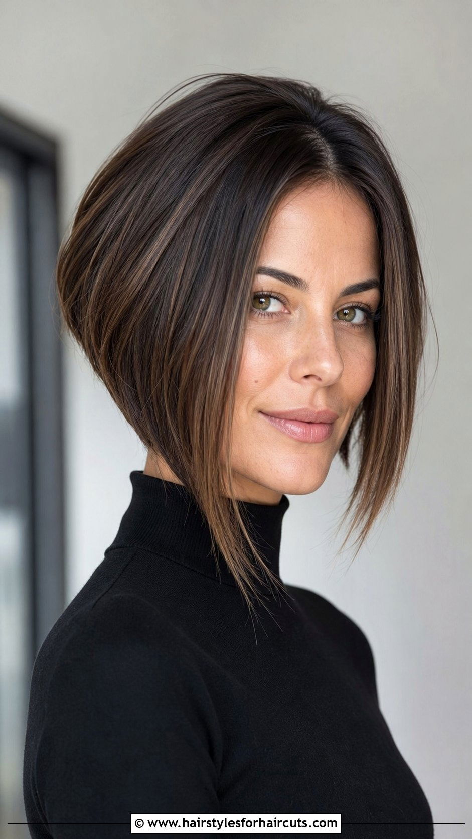 Angled Bob - 25 hairstyles for over 70 - 25 hairstyles for over 70