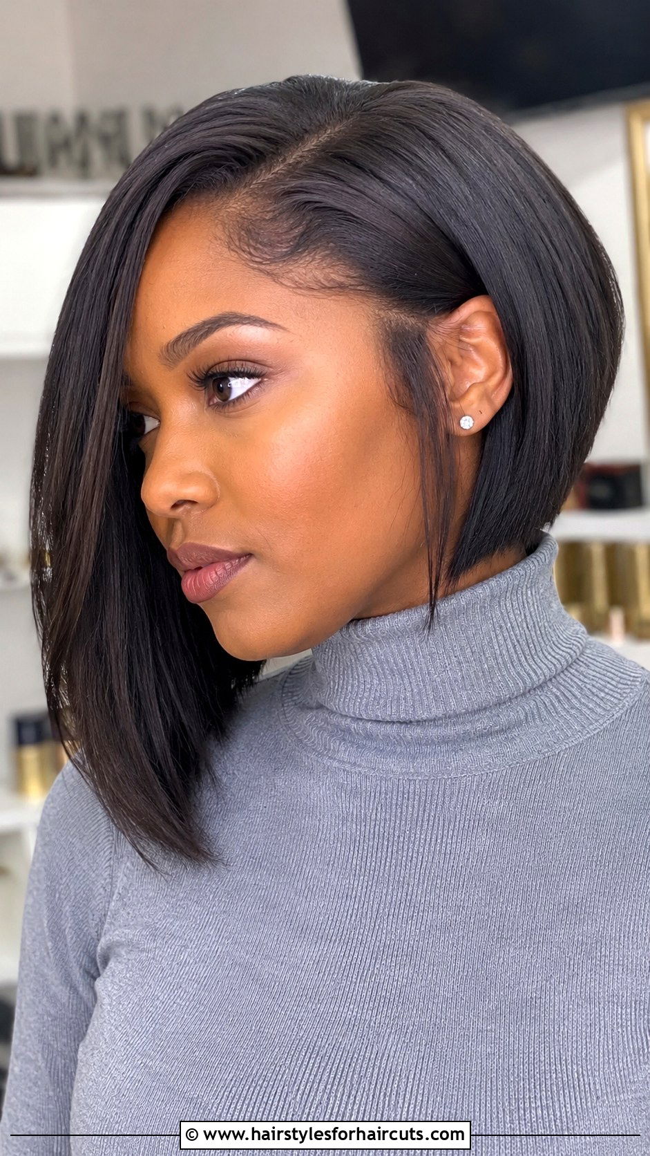 Angled Bob - 25 bob haircuts black woman - 25 bob haircuts black woman