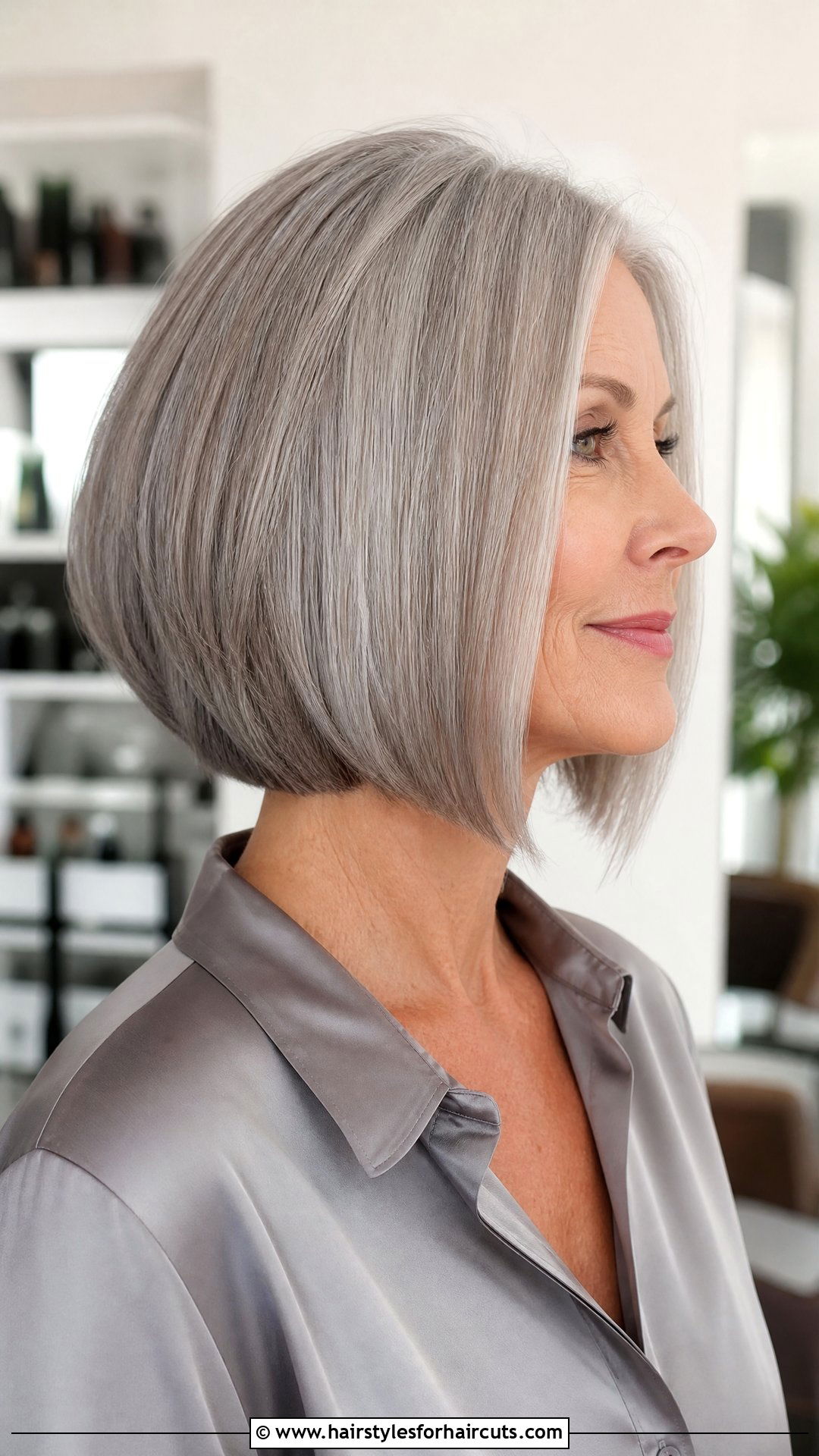 Angled Bob Grey Hair - 25 haircuts grey hair - 25 haircuts grey hair