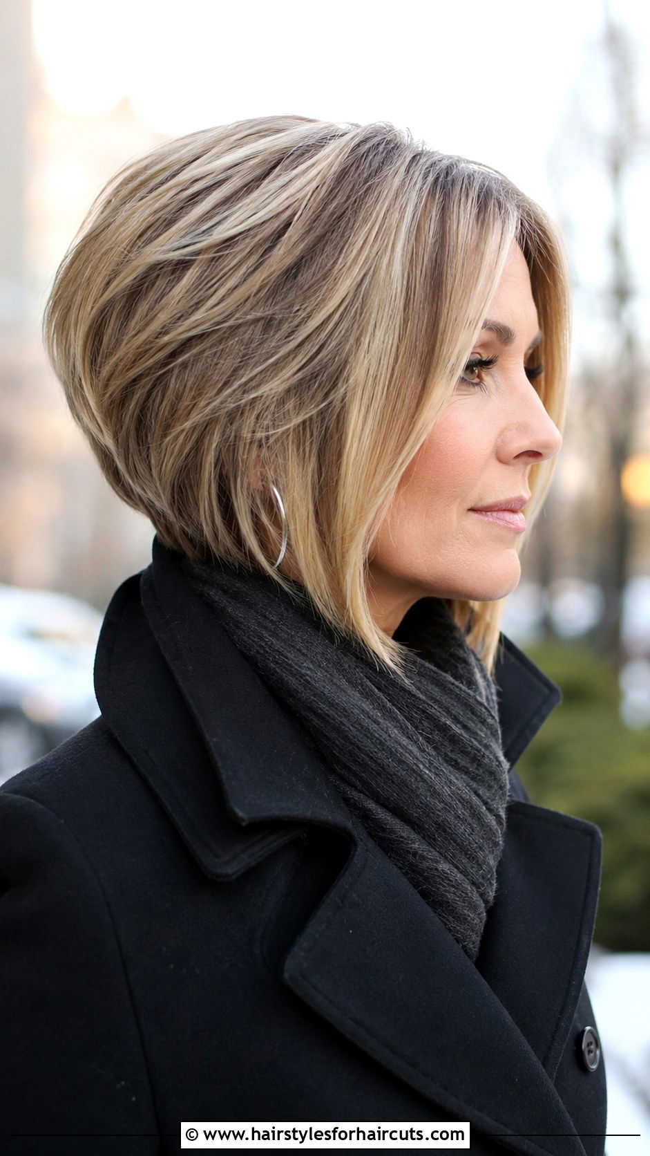 Angled Bob Haircut - 25 haircuts for triangle face - 25 haircuts for triangle face