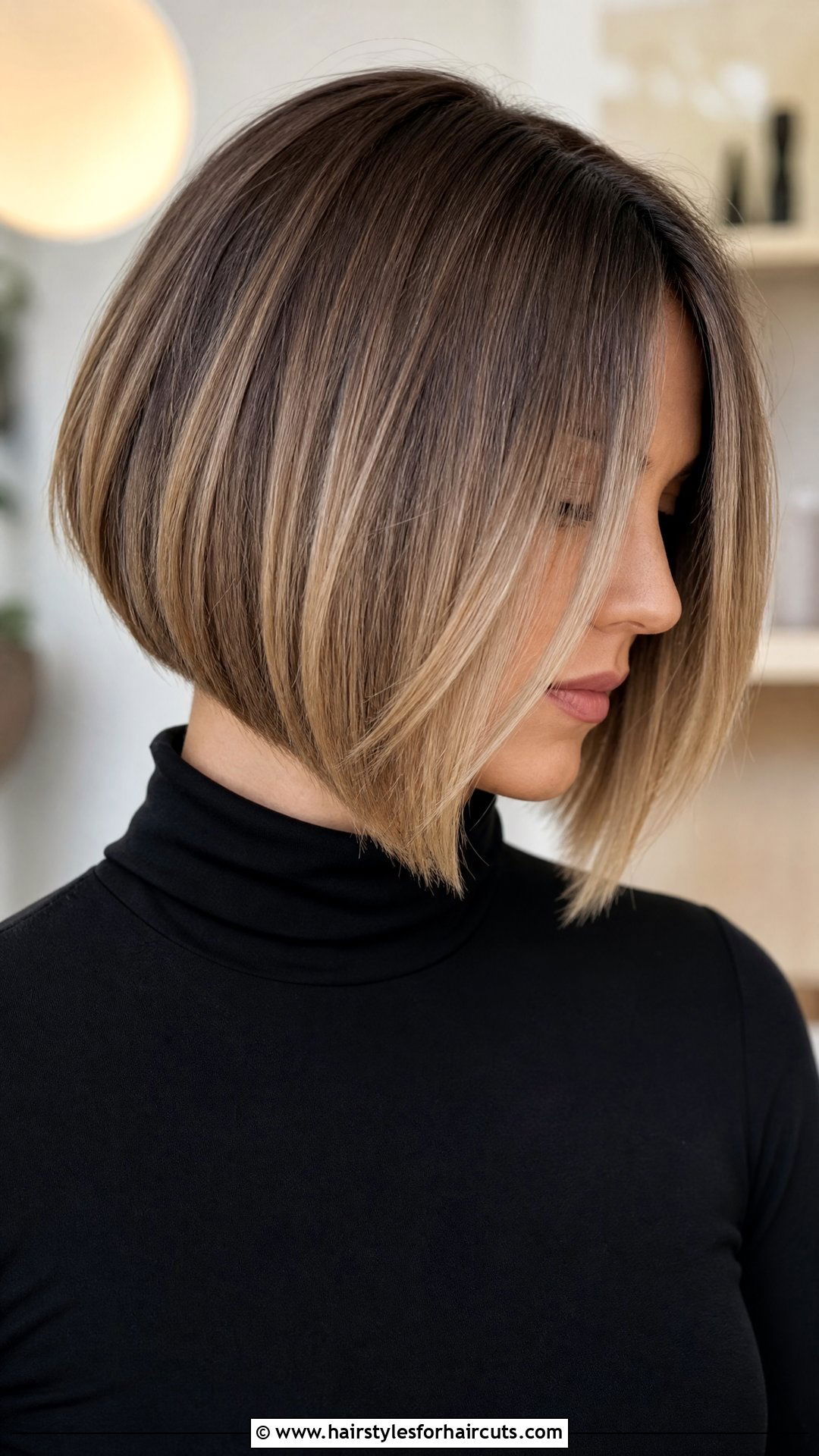 Angled Bob Haircut - 25 short hairstyles for round faces over 50 - 25 short hairstyles for round faces over 50
