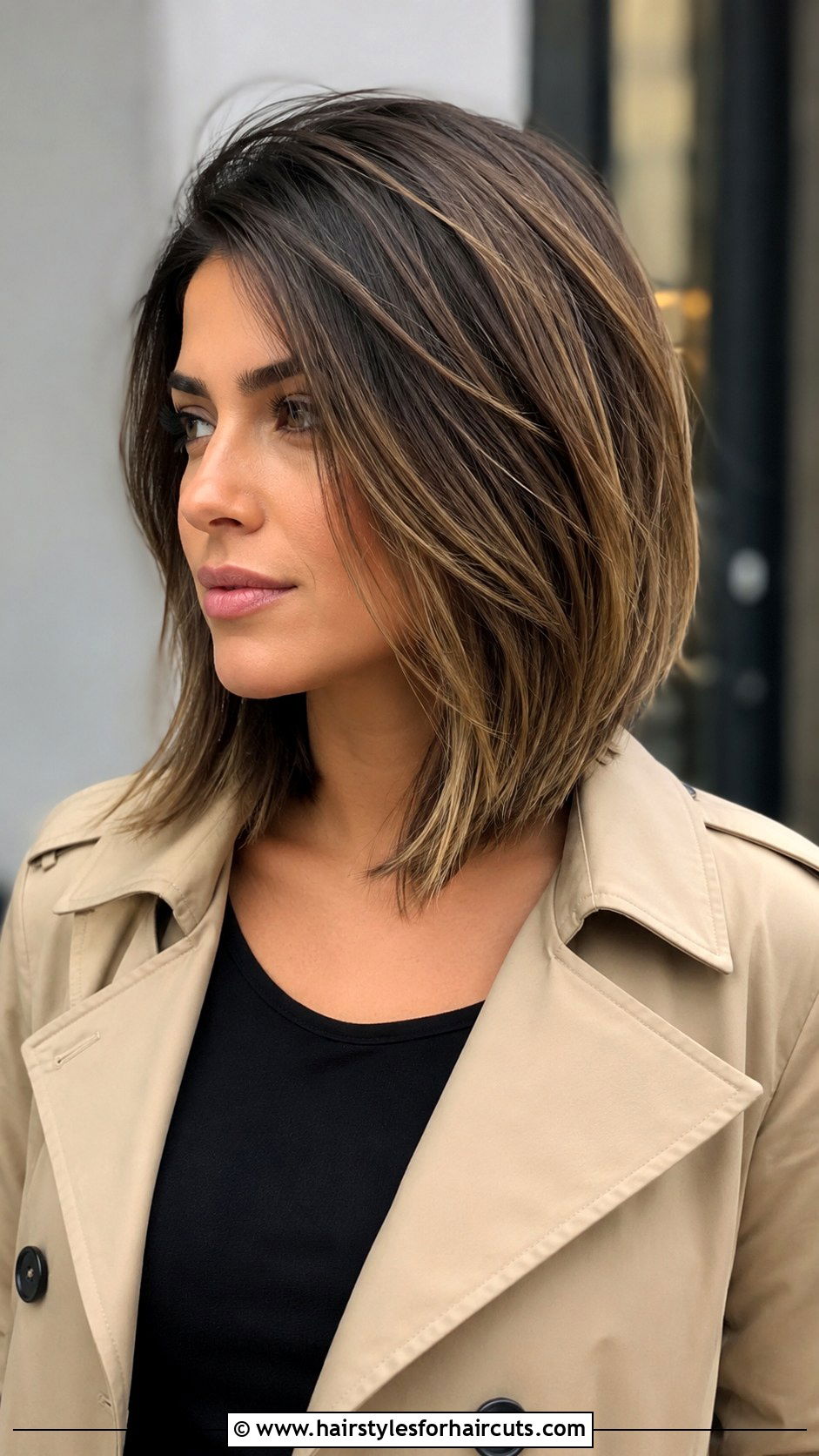 Angled Layered Lob Thin Hair - 25 shoulder length layered hairstyles for thin hair - 25 shoulder length layered hairstyles for thin hair