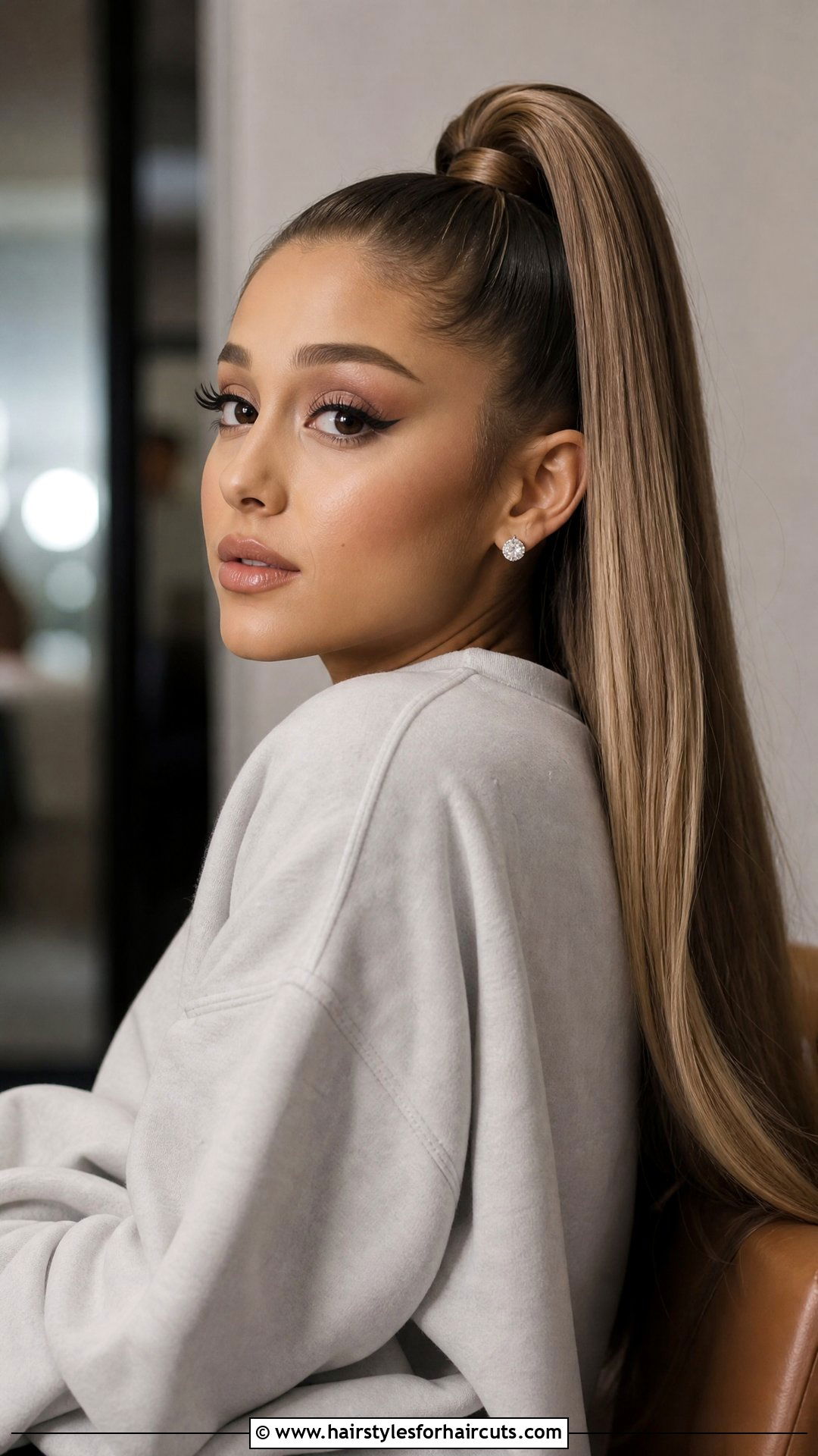Ariana Grande High Celebrity Long Ponytail - 25 celebrity hairstyles long hair - 25 celebrity hairstyles long hair