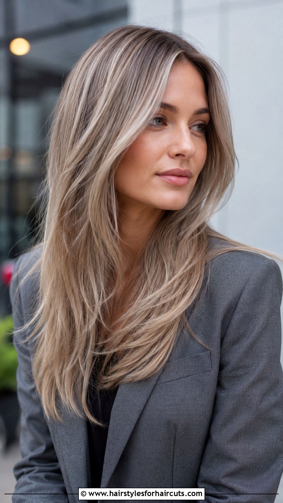 Ash Blond Long Layers - 25 blond hairstyles - 25 blond hairstyles