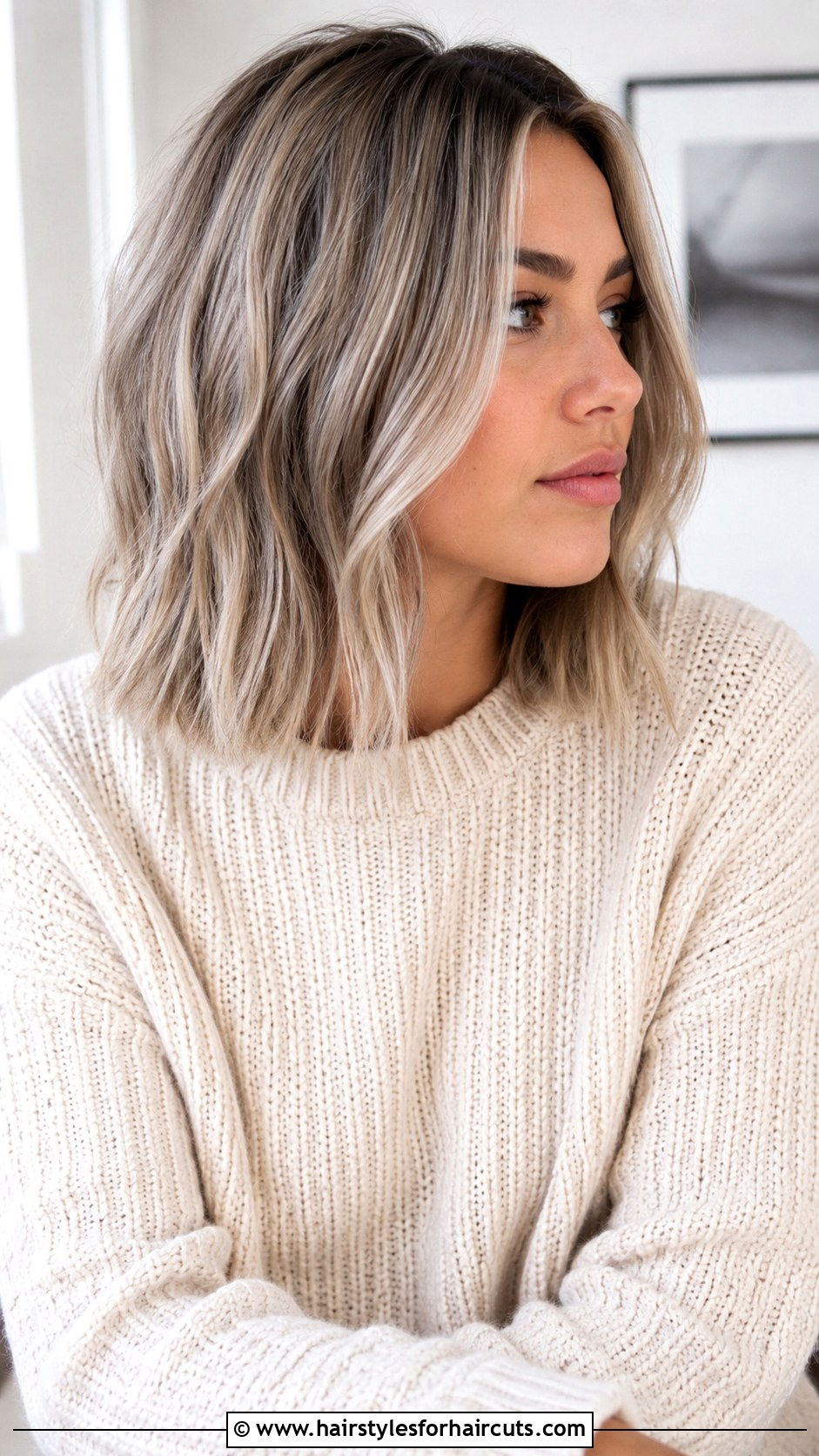 Ash Blonde Lob Haircut - 25 ash blonde hairstyles - 25 ash blonde hairstyles
