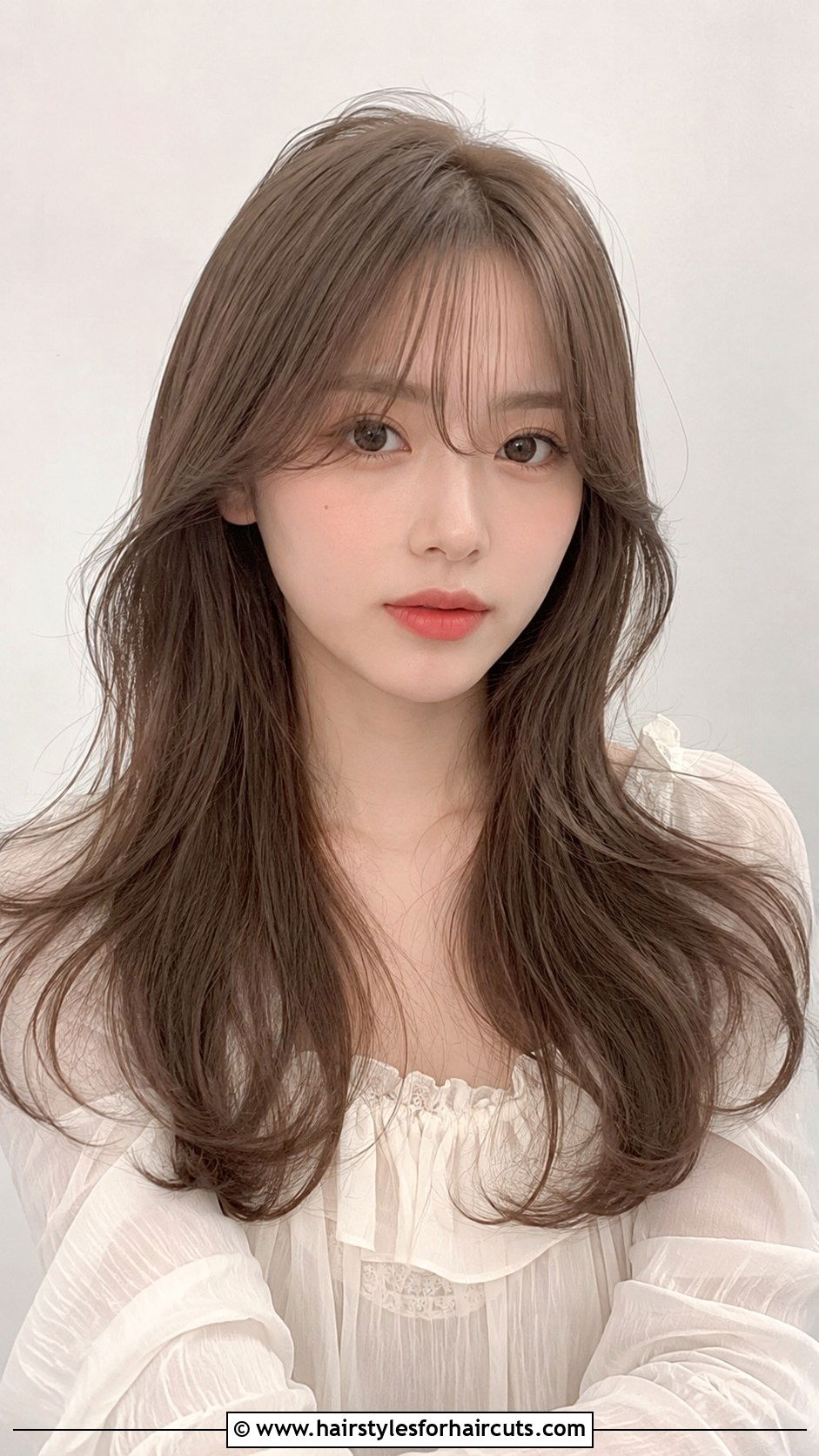 Ash Brown Curtain Bangs Long Hair - 25 ash brown hairstyles - 25 ash brown hairstyles