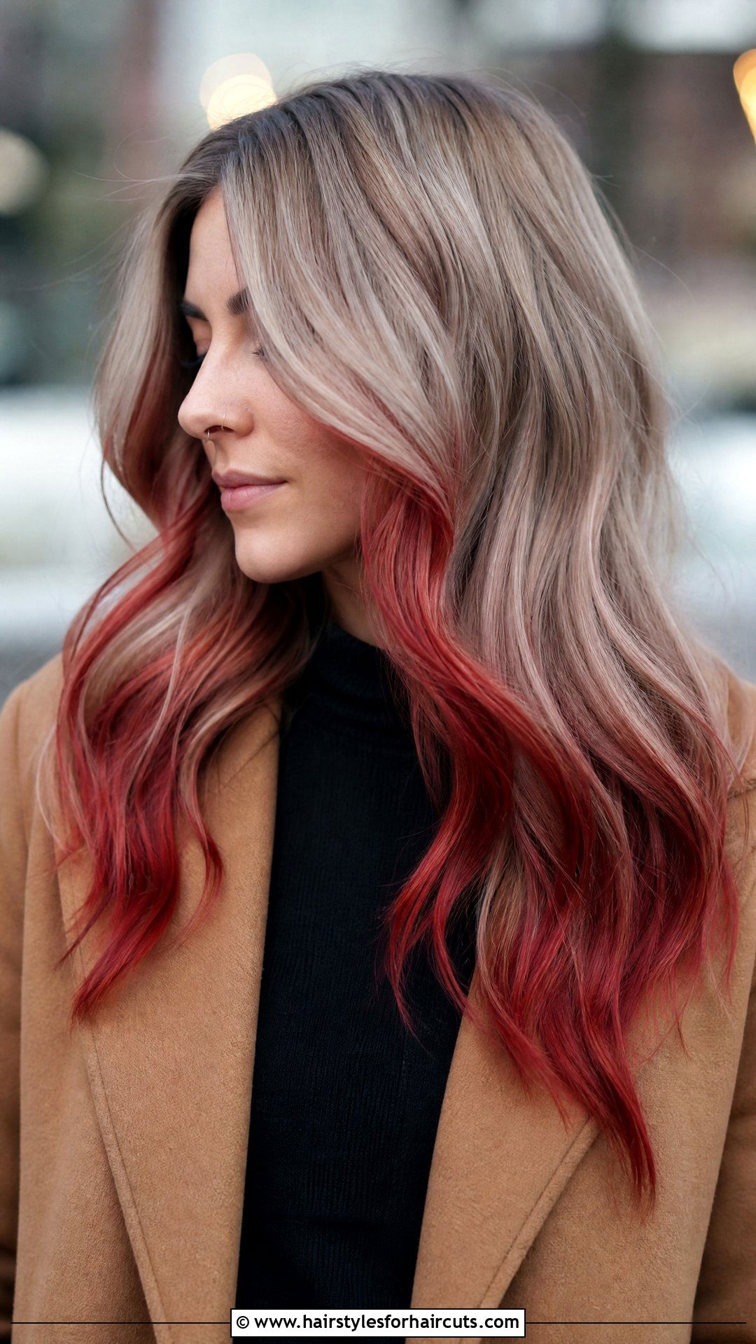 Ash To Fire Root Melt Haircut - 25 fire hairstyles - 25 fire hairstyles