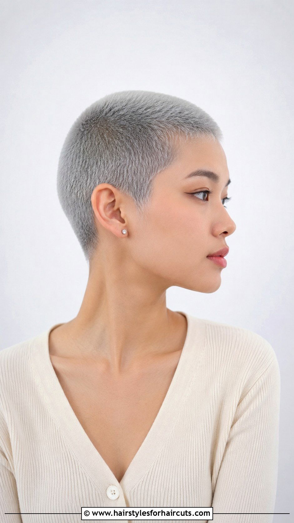 Asian Grey Buzz Cut - 25 asian grey hairstyles - 25 asian grey hairstyles