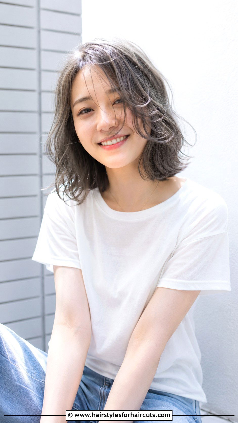 Asian Grey Lob - 25 asian grey hairstyles - 25 asian grey hairstyles