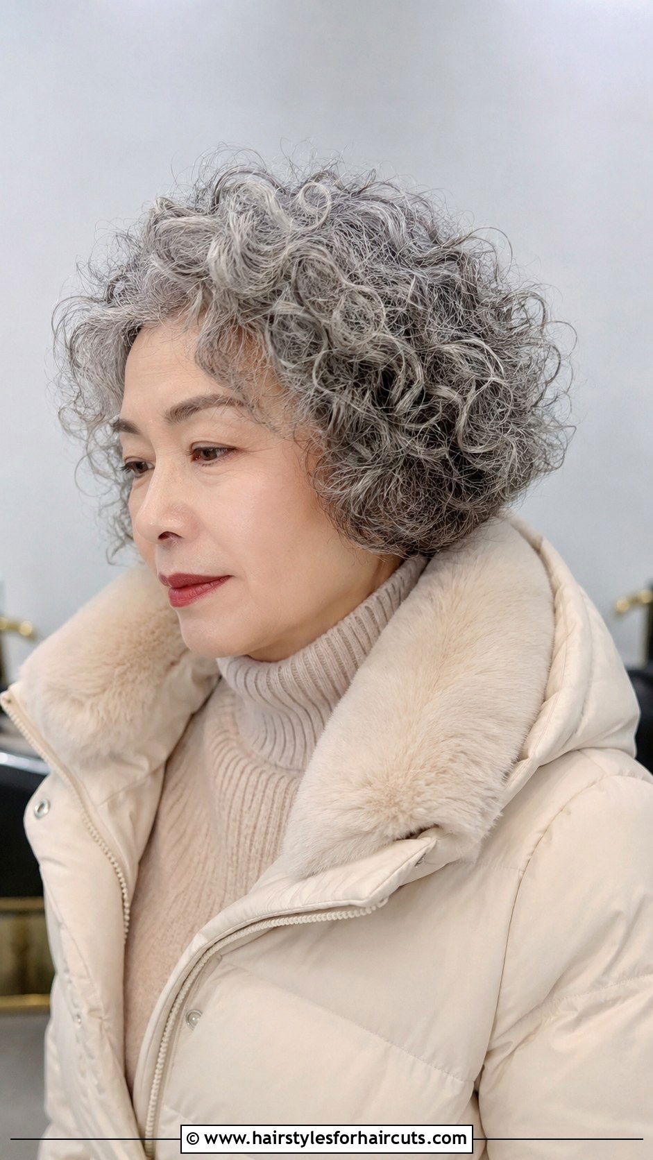 Asian Grey Perm - 25 asian grey hairstyles - 25 asian grey hairstyles