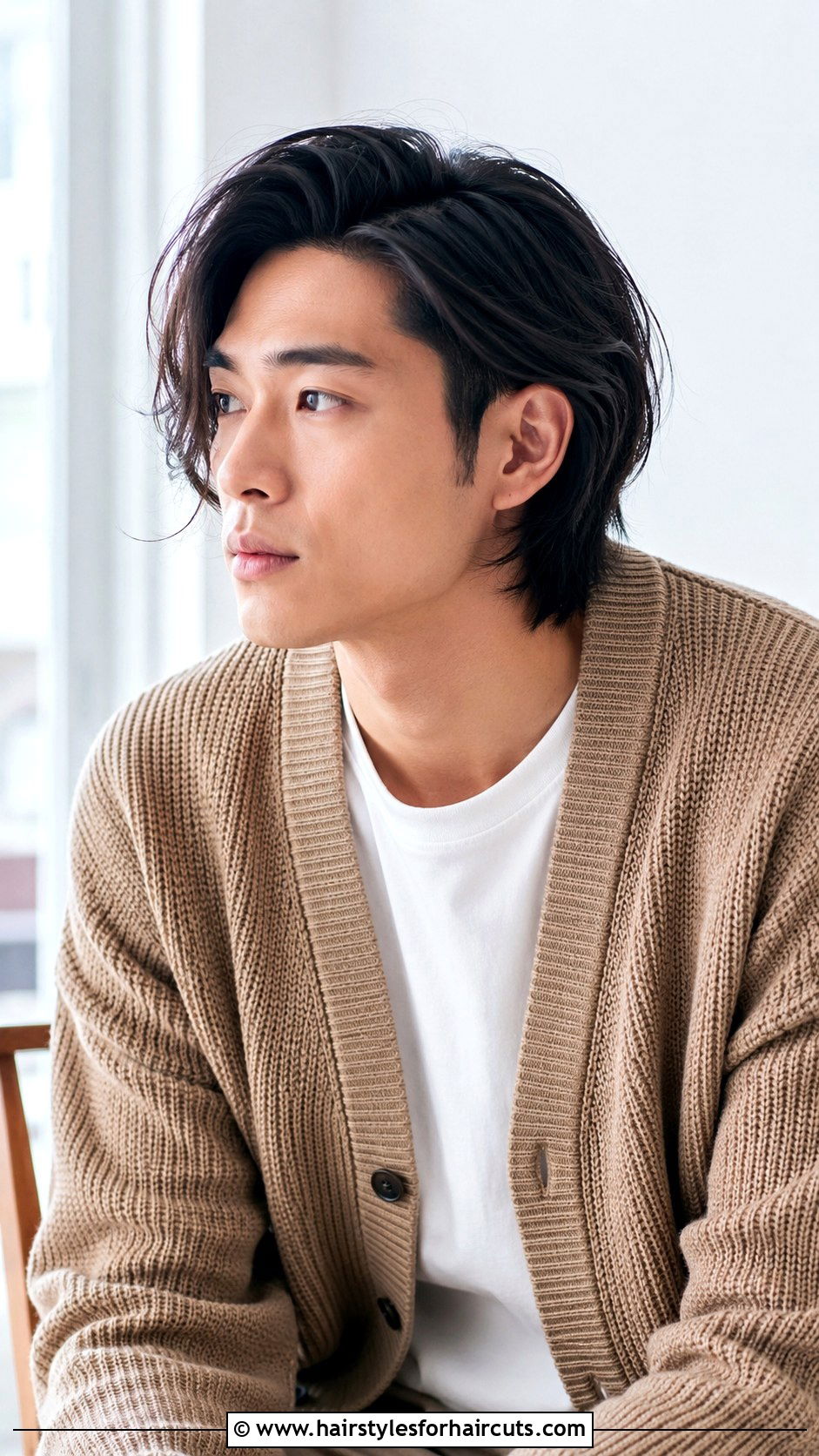Asian Male Side Swept Long Hair - 25 asian male long hairstyles - 25 asian male long hairstyles