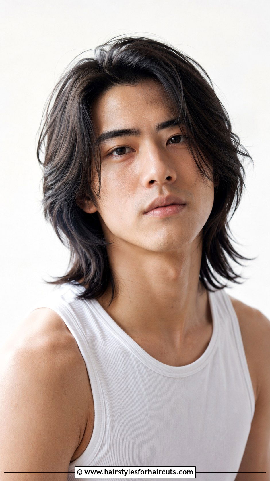 Asian Men Natural Air Dried Long Hair - 25 asian men long hairstyles - 25 asian men long hairstyles
