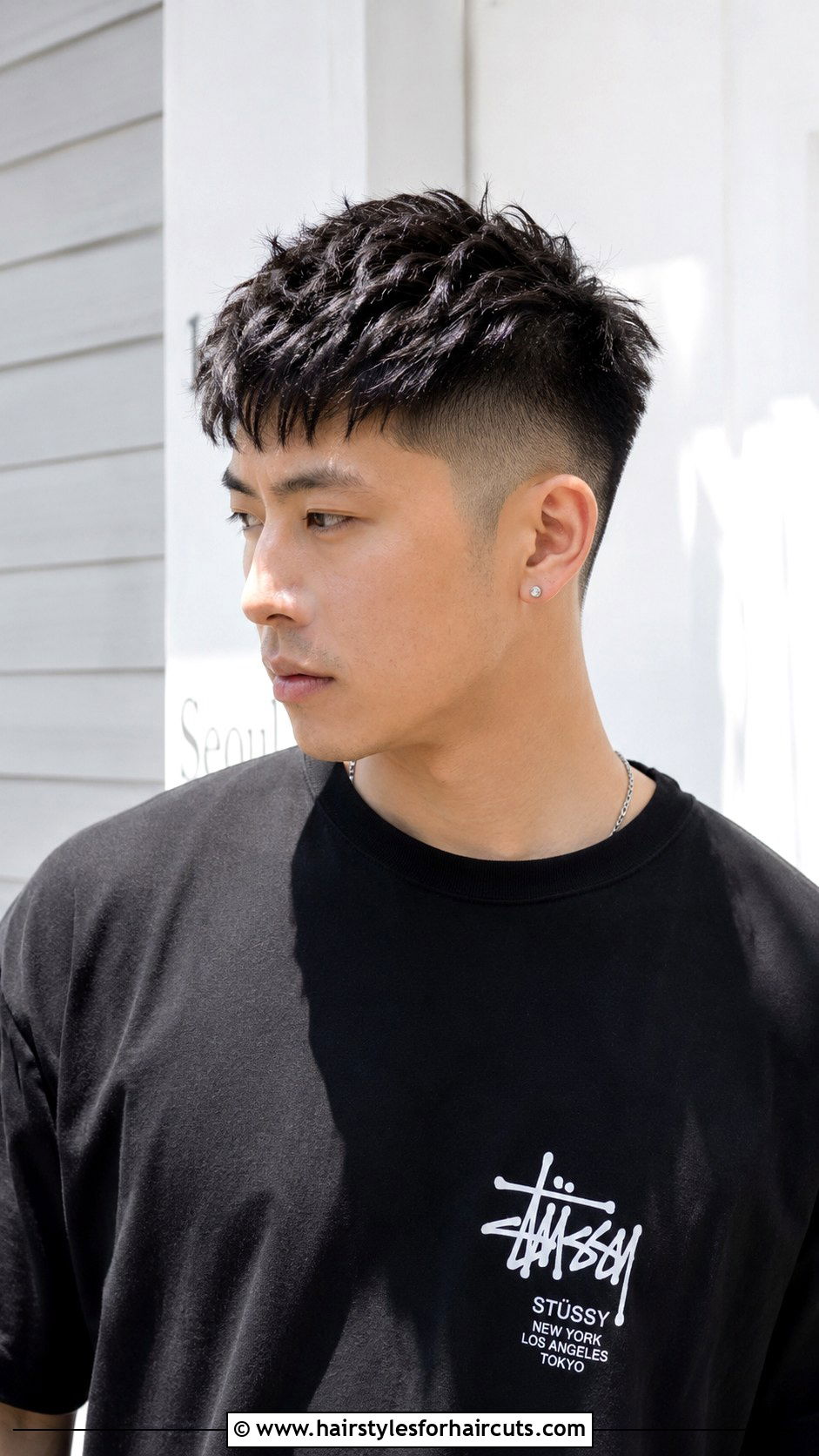 Asian Men Textured Crop Fade - 25 asian men short haircuts - 25 asian men short haircuts