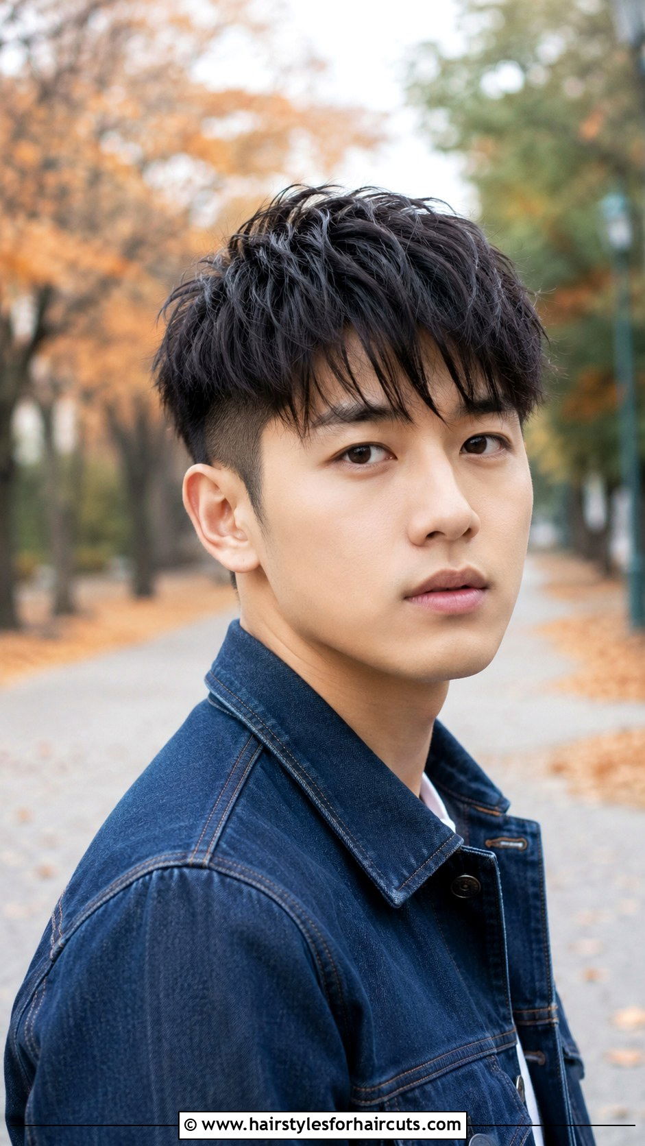 Asian Men Textured Fringe Haircut - 25 asian men short haircuts - 25 asian men short haircuts