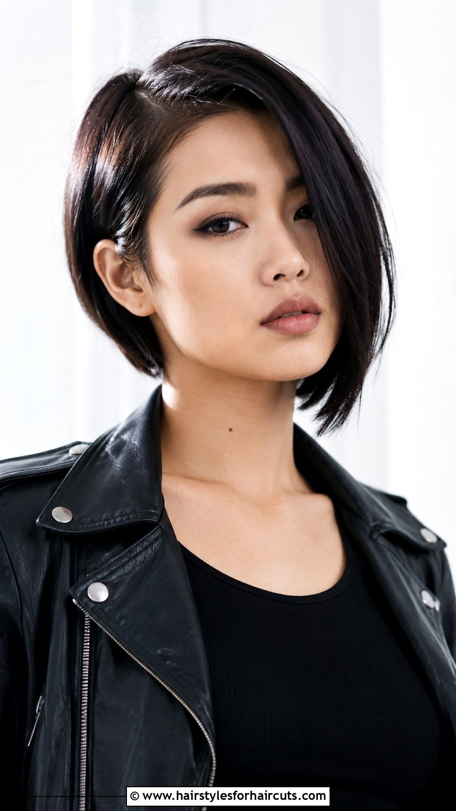 Asian Woman Asymmetrical Bob - 25 asian hairstyles woman - 25 asian hairstyles woman