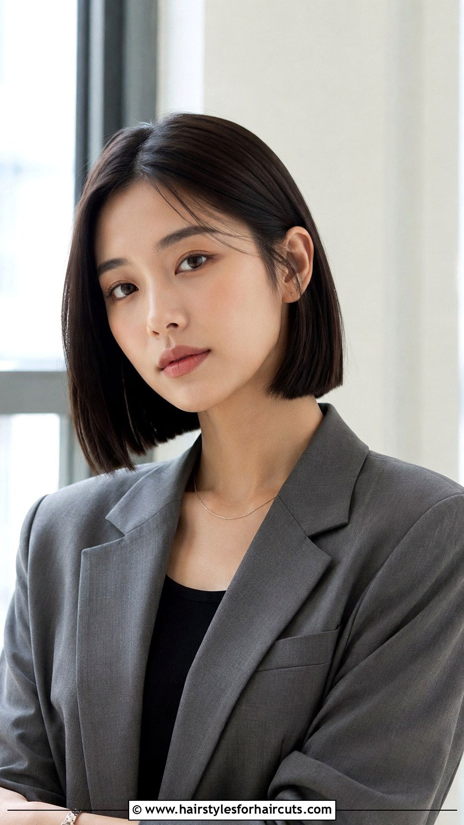 Asian Woman Blunt Lob - 25 asian hairstyles woman - 25 asian hairstyles woman