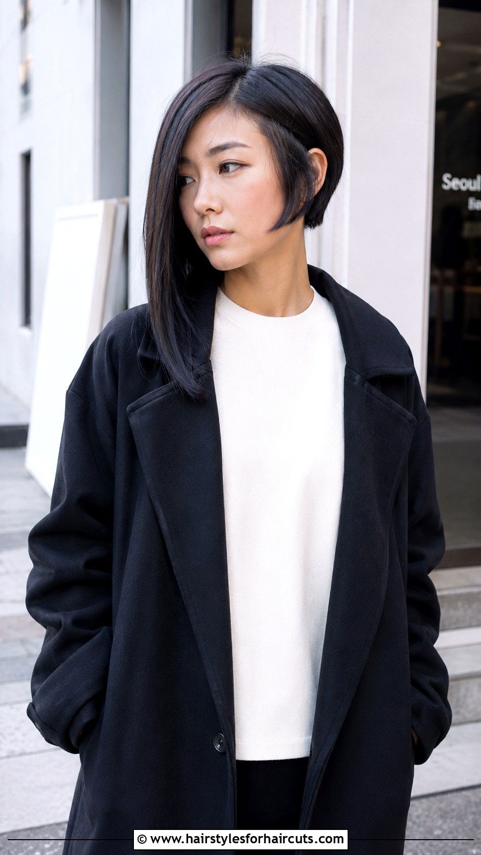 Asymmetric Asian Bob - 25 asian hairstyles - 25 asian hairstyles